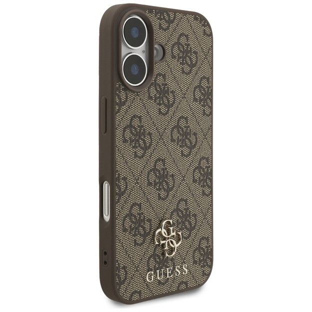 Guess 4G Small Classic Logo MagSafe Case for iPhone 17 - Brown 3