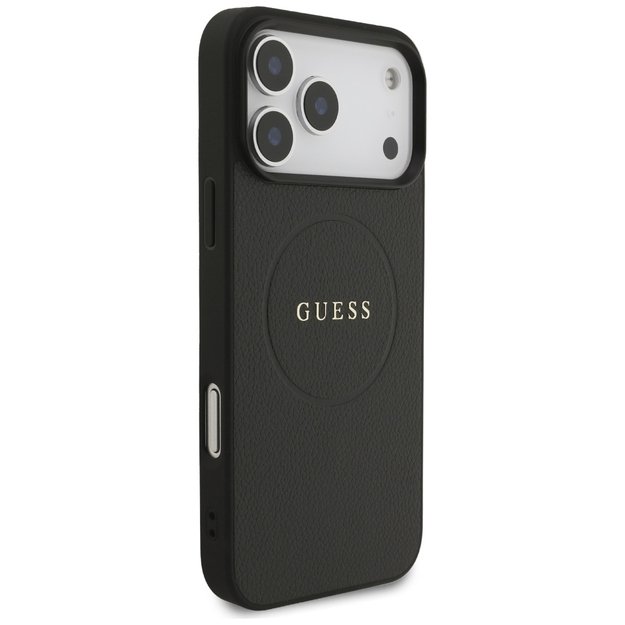 Guess Grained Ring MagSafe case for iPhone 17 Pro Max - black 3