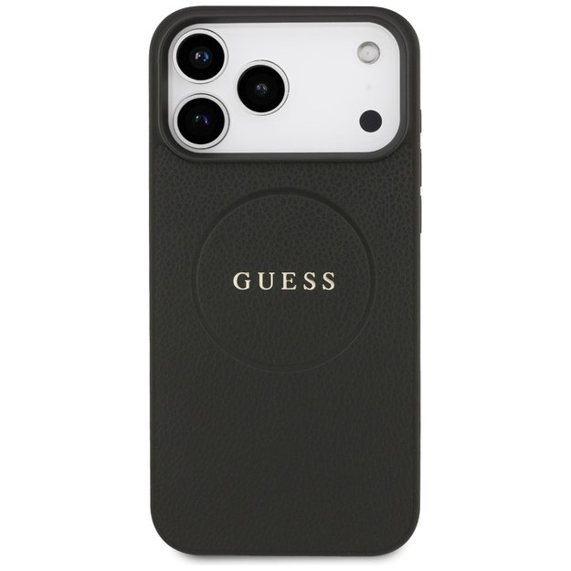 Guess Grained Ring MagSafe case for iPhone 17 Pro Max - black 2