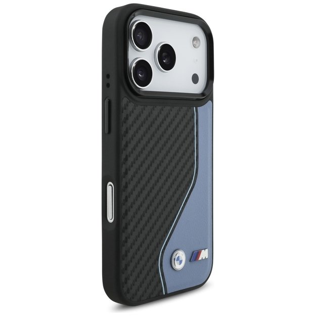 BMW M Carbon Logo MagSafe Case for iPhone 17 Pro - Blue 3