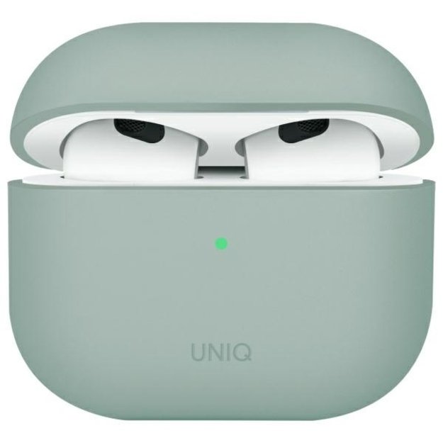 Uniq Lino Silicone AirPods 4 Case - Green