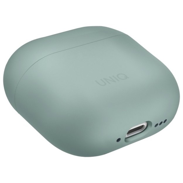 Uniq Lino Silicone AirPods 4 Case - Green 3