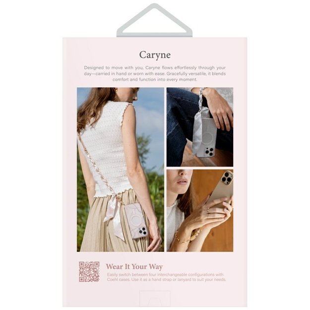 Uniq Coehl Caryne 2-in-1 phone lanyard - beige 2