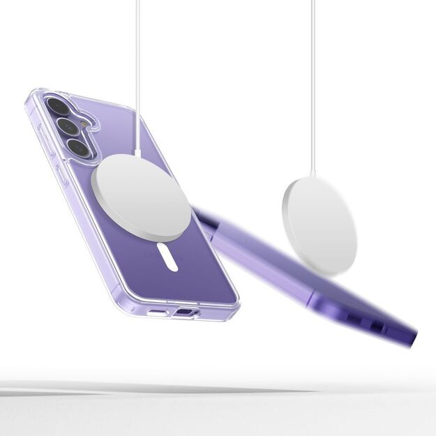 Tech-Protect FlexAir Hybrid MagSafe Case for Samsung Galaxy S25 FE - Transparent 3