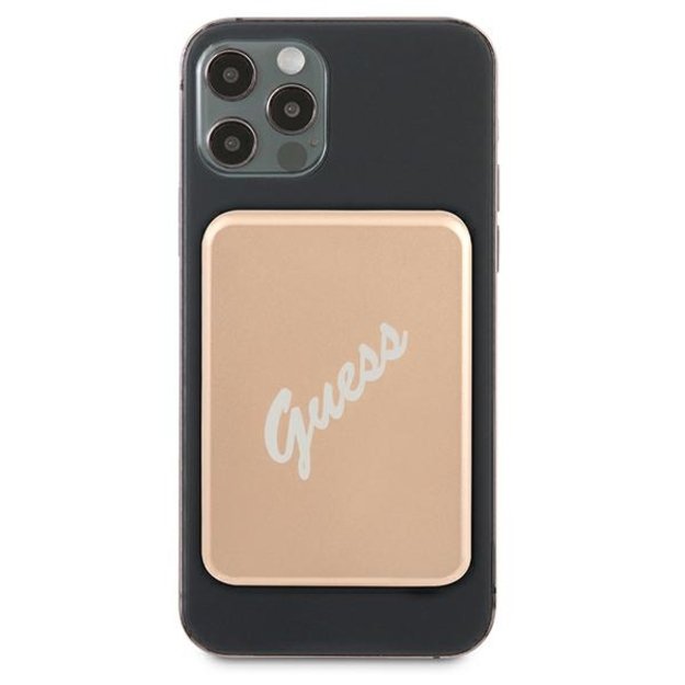 Guess Inductive Power Bank 5W GUPBMSVSLG 3000mAh gold/gold MagSafe 1