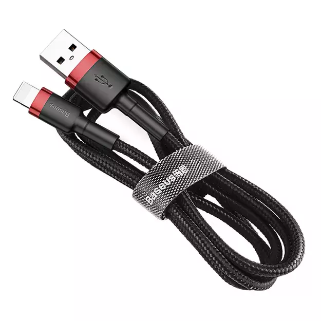 Baseus Cafule USB-A / Lightning 2A QC 3.0 cable 3 m - black and red 4