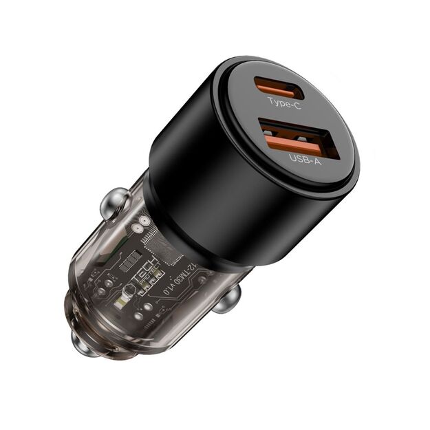 Tech-Protect CC03 95W 2-Port USB-A / USB-C Car Charger - Black 1