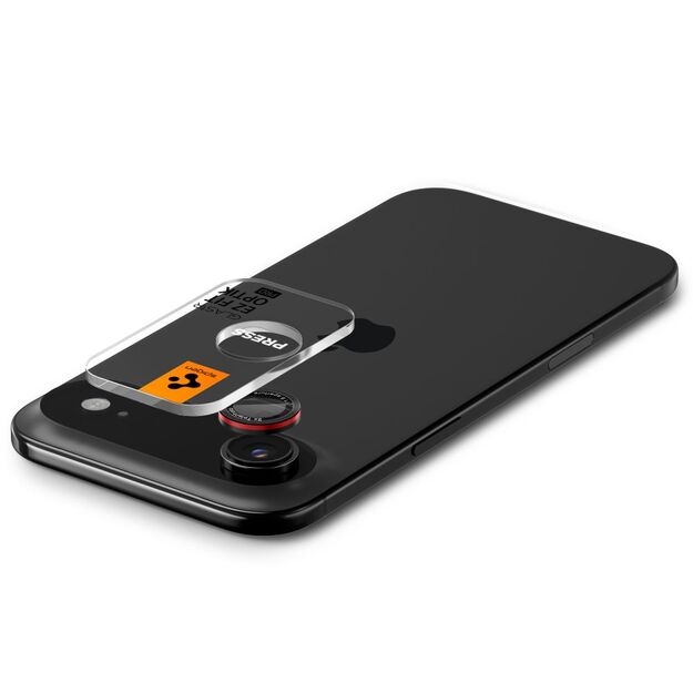 Spigen Optik Pro L-Series 2-pack iPhone Air Lens Glass - Black and Red 4