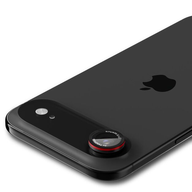 Spigen Optik Pro L-Series 2-pack iPhone Air Lens Glass - Black and Red 3