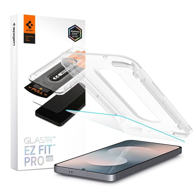 Spigen Glas.tR &quot EZ Fit Pro&quot  HD Tempered Glass 2-pack for Samsung Galaxy S25 FE