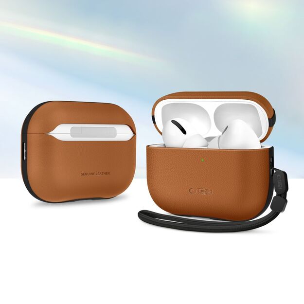 Tech-Protect NaturalFit Case for AirPods Pro 3 - Brown 8