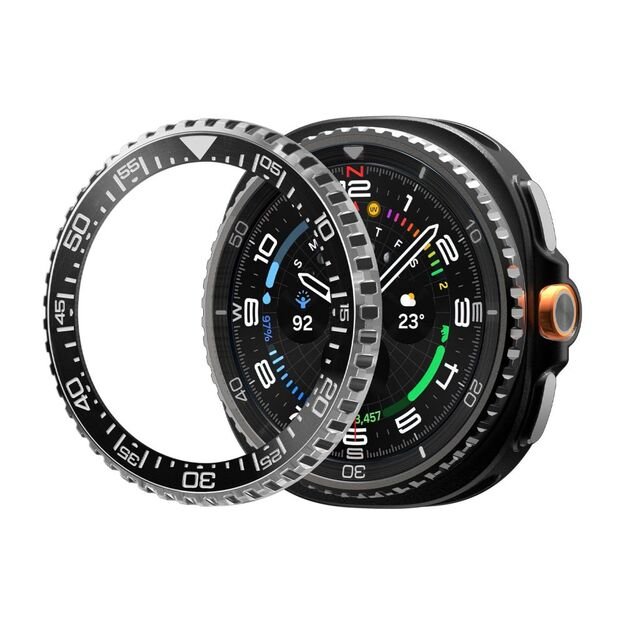 Spigen Bezel Tune Pro Diverna Samsung Galaxy Watch 8 Classic 46mm Cover - Black