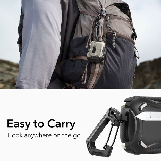 ESR Cyber ​​FlickLock MagSafe case for AirPods Pro 3 - silver 2