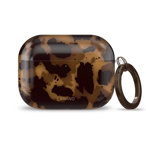 Tech-Protect Lamano case for AirPods Pro 3 - black and brown 2