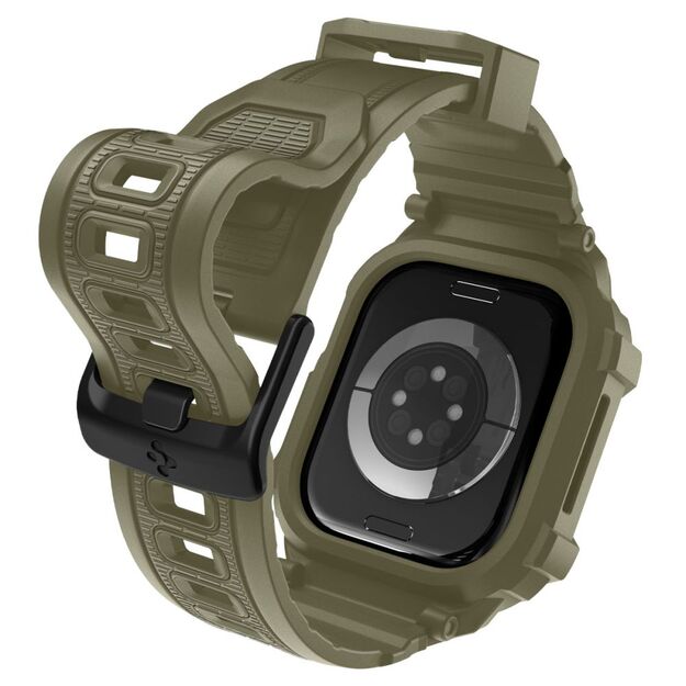 Spigen Rugged Armor Pro Strap for Apple Watch 46mm - Green 8