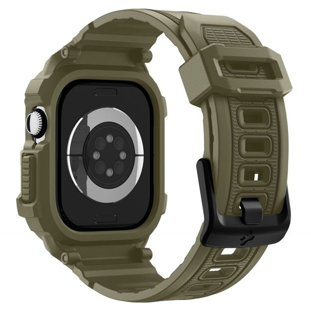 Spigen Rugged Armor Pro Strap for Apple Watch 46mm - Green 2