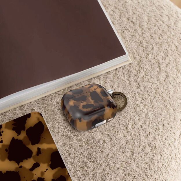 Tech-Protect Lamano case for AirPods 4 - brown and black 6