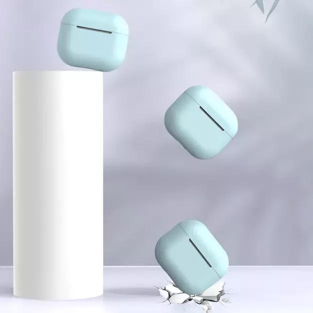 Case for AirPods 3 silicone soft cover for headphones white (case C) 15