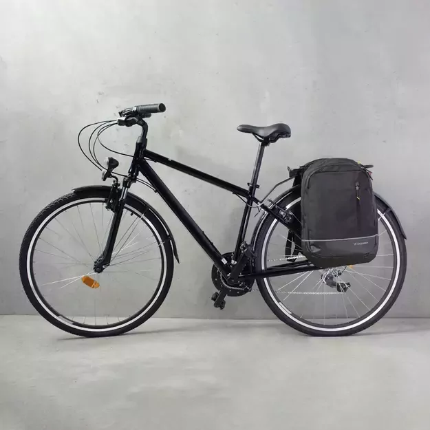 Wozinsky bicycle bag double backpack 2in1 30l black (WBB30BK) 30