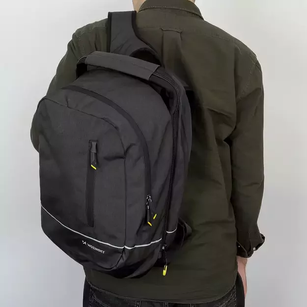 Wozinsky bicycle bag double backpack 2in1 30l black (WBB30BK) 13