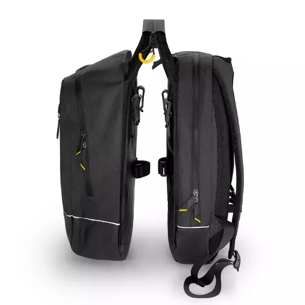 Wozinsky bicycle bag double backpack 2in1 30l black (WBB30BK) 7