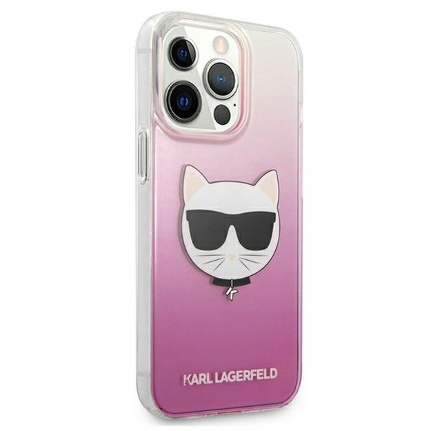 Karl Lagerfeld KLHCP13XCTRP iPhone 13 Pro Max 6,7  hardcase różowy/pink Choupette Head 3
