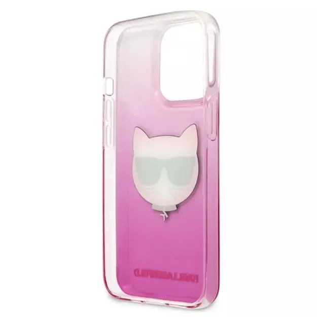 Karl Lagerfeld KLHCP13XCTRP iPhone 13 Pro Max 6,7  hardcase różowy/pink Choupette Head 13