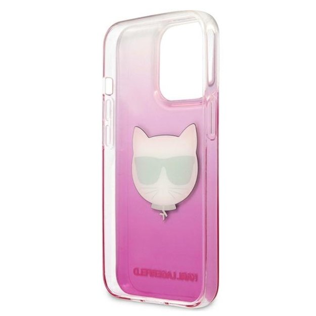 Karl Lagerfeld KLHCP13XCTRP iPhone 13 Pro Max 6,7  hardcase różowy/pink Choupette Head 6