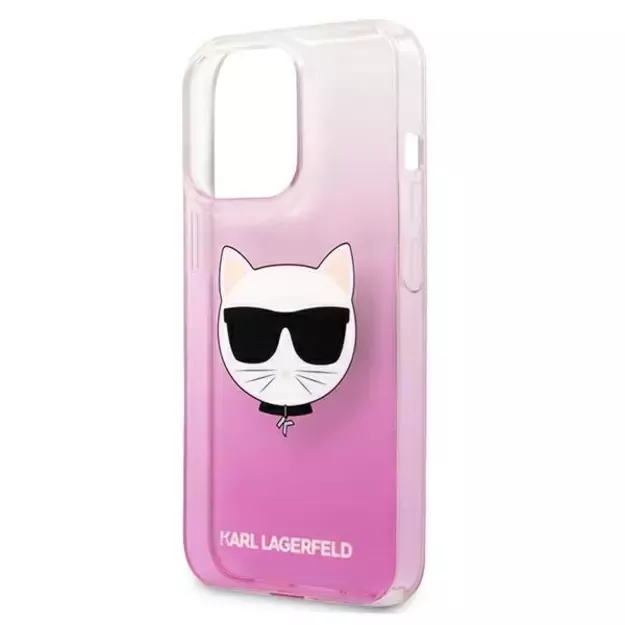 Karl Lagerfeld KLHCP13XCTRP iPhone 13 Pro Max 6,7  hardcase różowy/pink Choupette Head 12