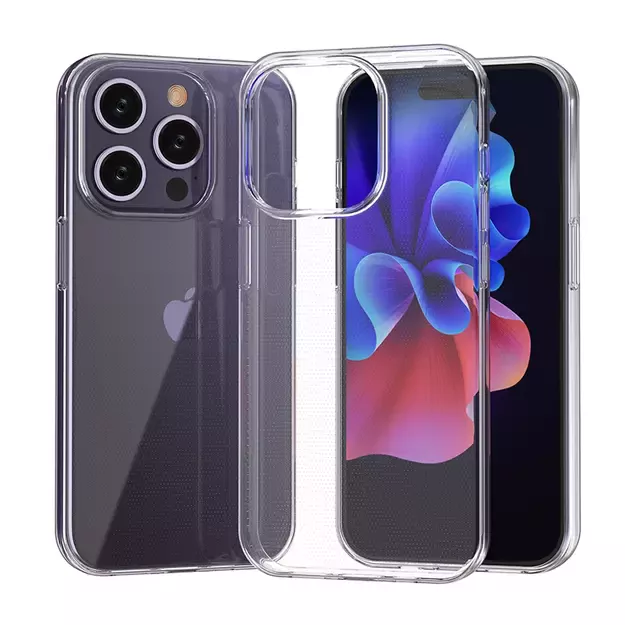 iPhone 15 Pro case from the Ultra Clear series in transparent color 5