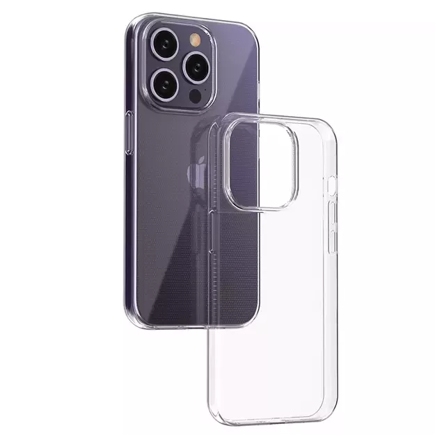 iPhone 15 Pro case from the Ultra Clear series in transparent color 1