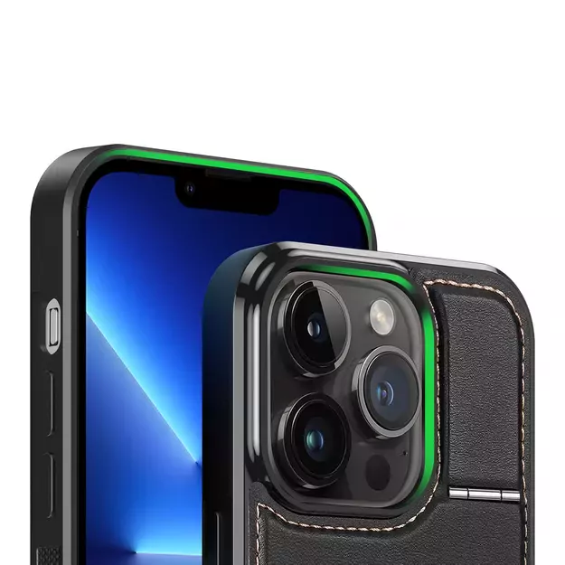 3in1 Wallet Case with Stand for iPhone 13 Pro MagSafe RFID Blocker Dux Ducis Rafi Mag - Black 29