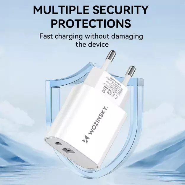 Wozinsky WGWCW USB-A USB-C 20W wall charger - white 21