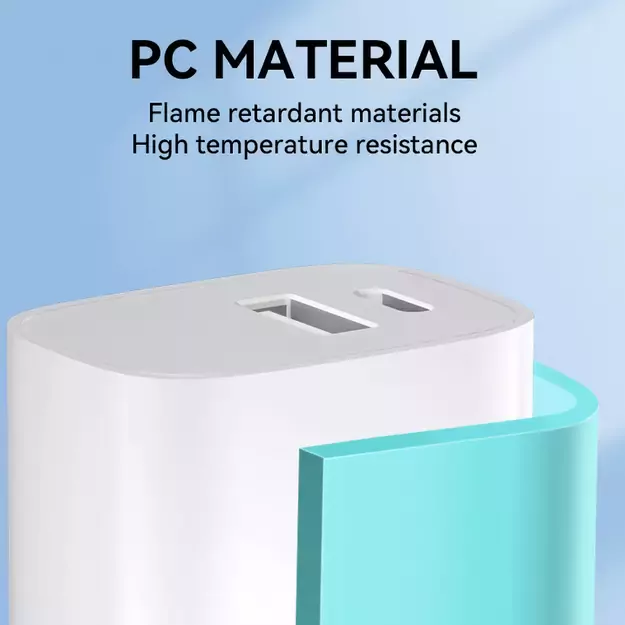 Wozinsky WGWCW USB-A USB-C 20W wall charger - white 24