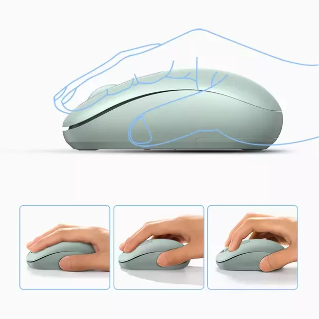 Ugreen MU105 USB 2.4GHz wireless mouse - green 1
