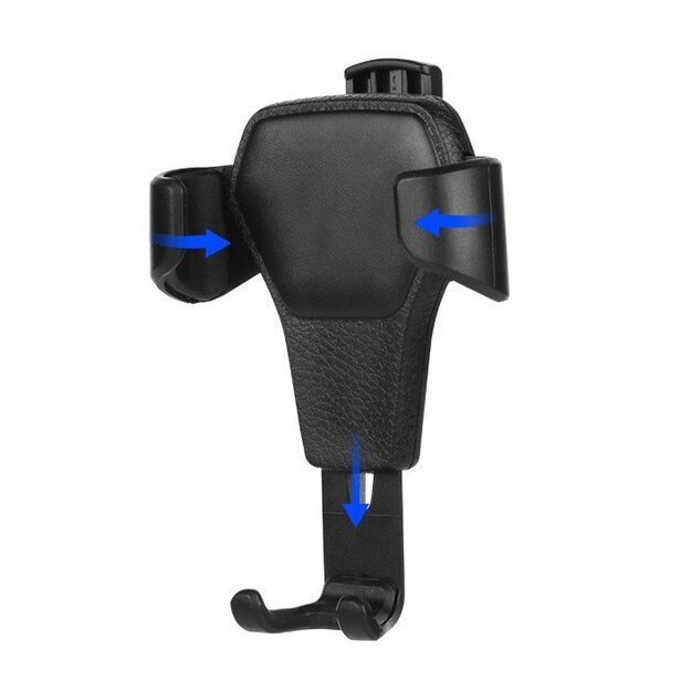 Car Holder H01 Black gravity car holder for the ventilation grille 1