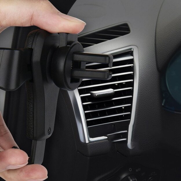 Car Holder H01 Black gravity car holder for the ventilation grille 7