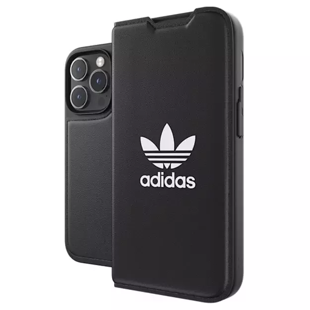 Adidas OR Booklet Case BASIC iPhone 14 Pro 6.1  black/black white 50182 7