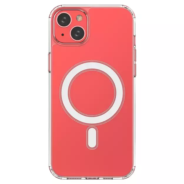 MagSafe iPhone 15 Plus Clear Magnetic Case - transparent 4