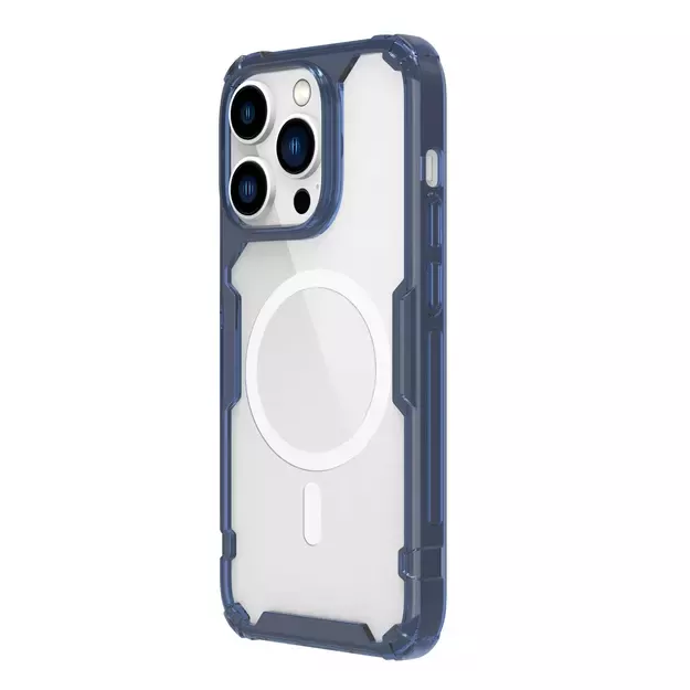 Nillkin Nature Pro armored case with MagSafe for iPhone 15 Pro Max - blue 3