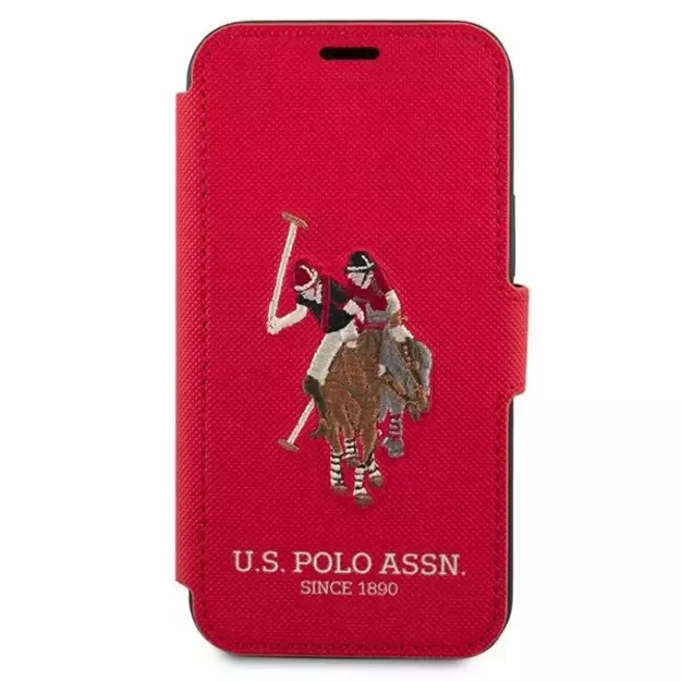 US Polo USFLBKP12LPUGFLRE iPhone 12 Pro Max 6,7  czerwony/red book Polo Embroidery Collection 1