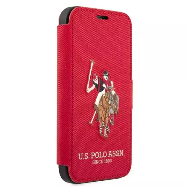 US Polo USFLBKP12LPUGFLRE iPhone 12 Pro Max 6,7  czerwony/red book Polo Embroidery Collection 2