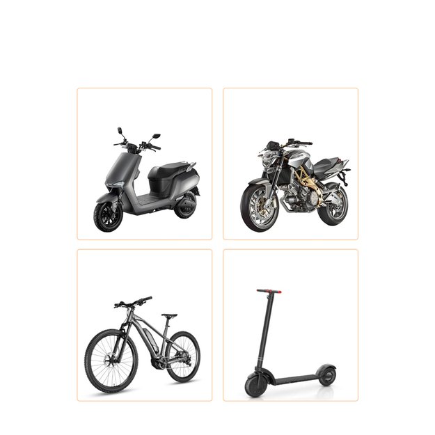 Joyroom JR-ZS431 phone holder for bike, motorcycle, scooter - black 9