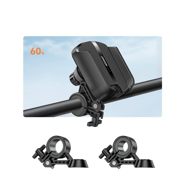 Joyroom JR-ZS431 phone holder for bike, motorcycle, scooter - black 4