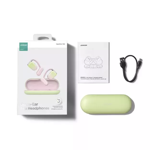 Joyroom Openfree JR-OE2 TWS wireless headphones - pink 14