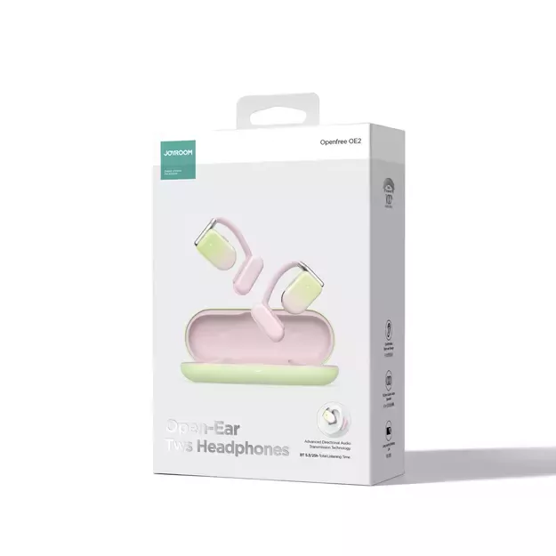 Joyroom Openfree JR-OE2 TWS wireless headphones - pink 13