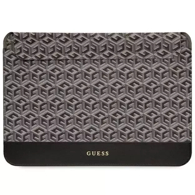 Guess GCube Stripes case for a 16&quot  laptop - black