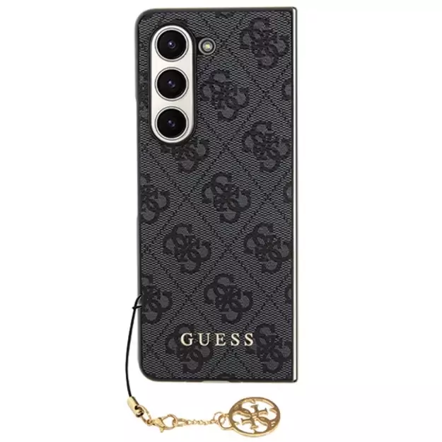 Guess GUHCZFD5GF4GGR F946 Z Fold5 gray/gray hardcase 4G Charms Collection 19