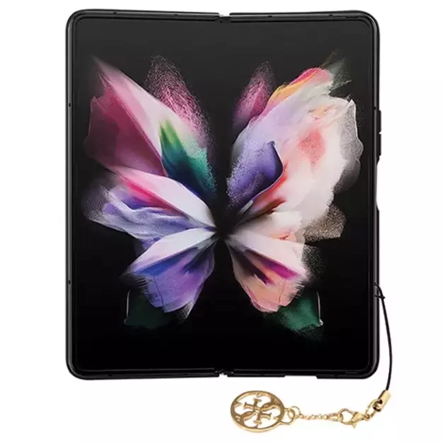 Guess GUHCZFD5GF4GGR F946 Z Fold5 gray/gray hardcase 4G Charms Collection 23