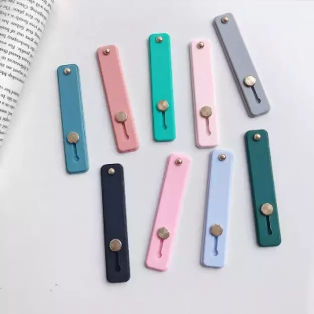 Self-adhesive finger holder with zipper - purple 5